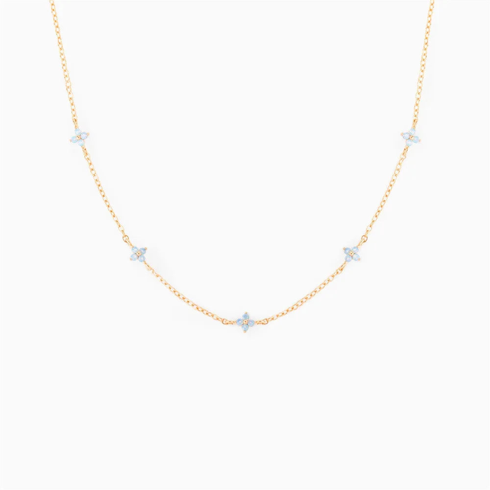 2025 nova flor de cristal pulseira de aço inoxidável moda feminina