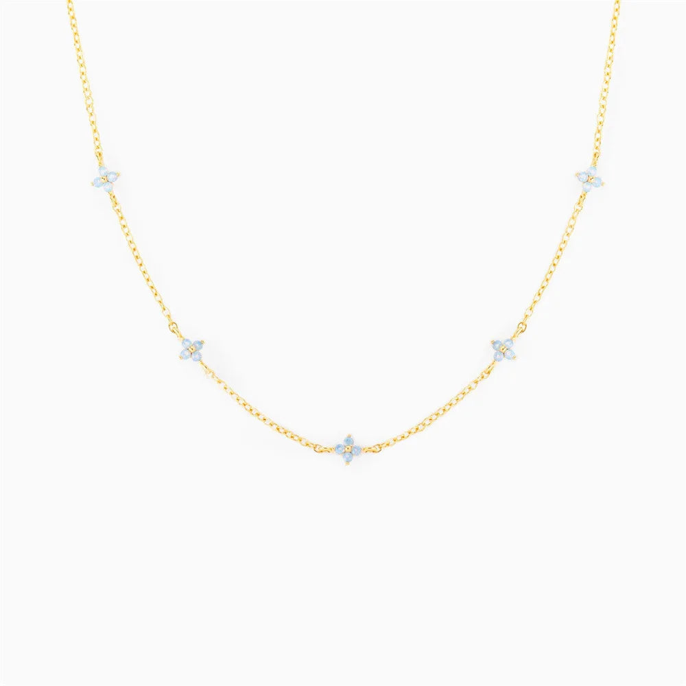 2025 nova flor de cristal pulseira de aço inoxidável moda feminina